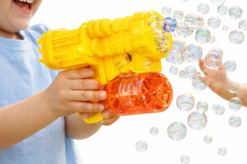 Automatic Electric Bubble Gun Toy for Kids